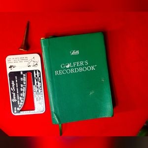 1 Letts Of London Golfers Record book  NWT  pre-owned never used vintage!